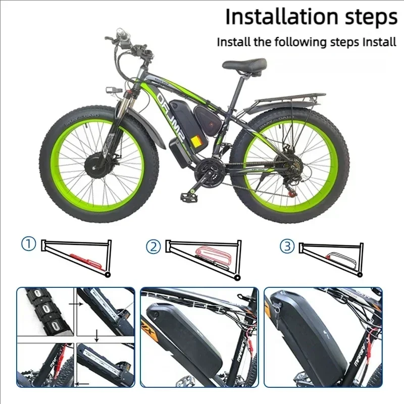 36-48-52V For Motor Electric M - đánh giá và giá Ebike Battery 48V 20Ah Hailong
