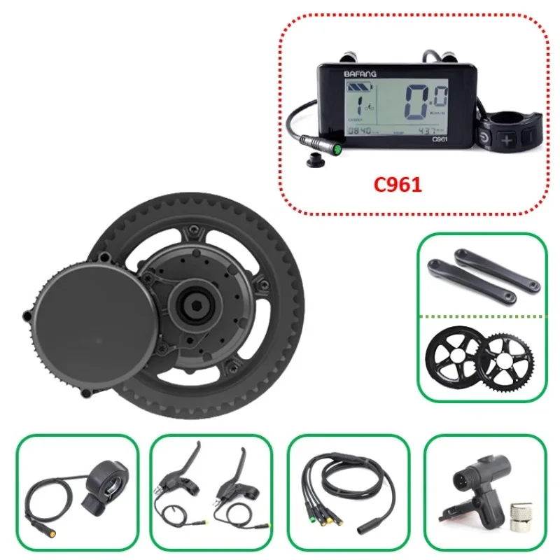 E-Bike Motor G340 Mid Drive Mo - đánh giá và giá Mid Drive Motor Kit 52V 1000W