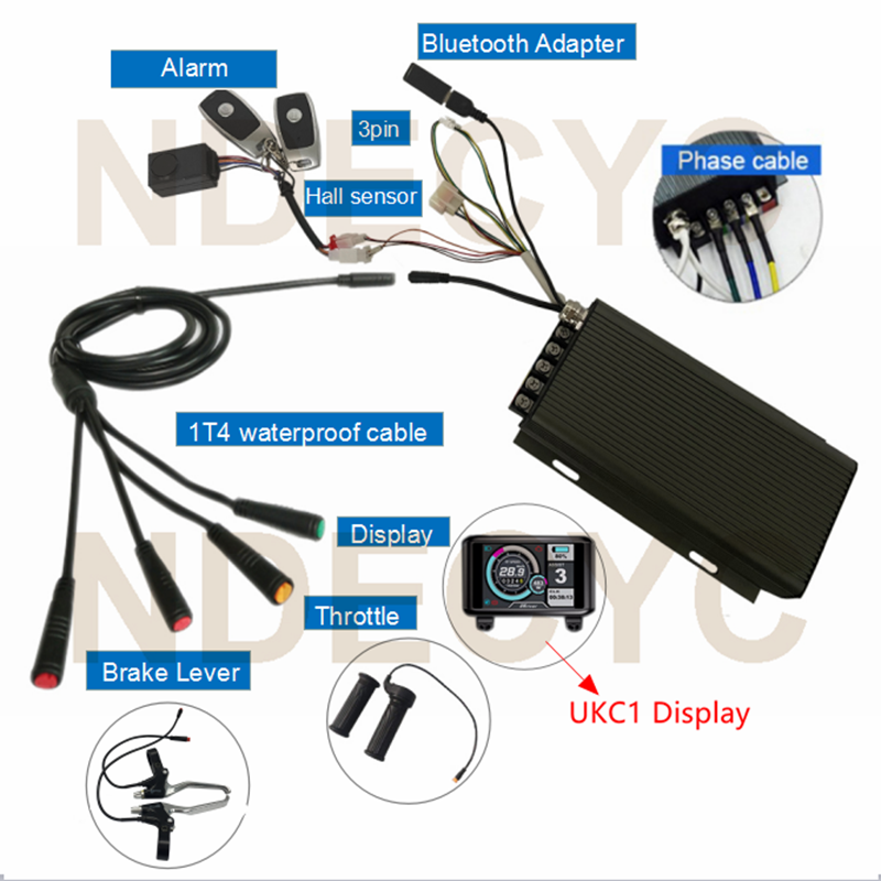 NBP 20/24/26x4.0 48-72V 3000W  - đánh giá và giá Ebike Conversion Kit 72V 3000W