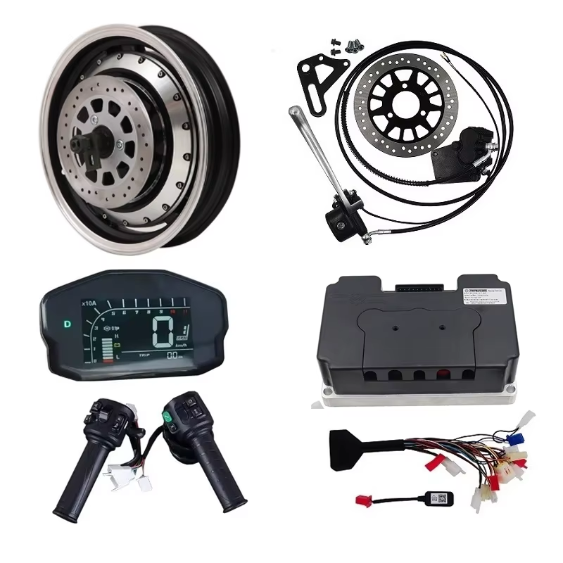 QSMOTOR 5000W 72V 14inch Elect - đánh giá và giá 72V 5000W Hub Motor Kit